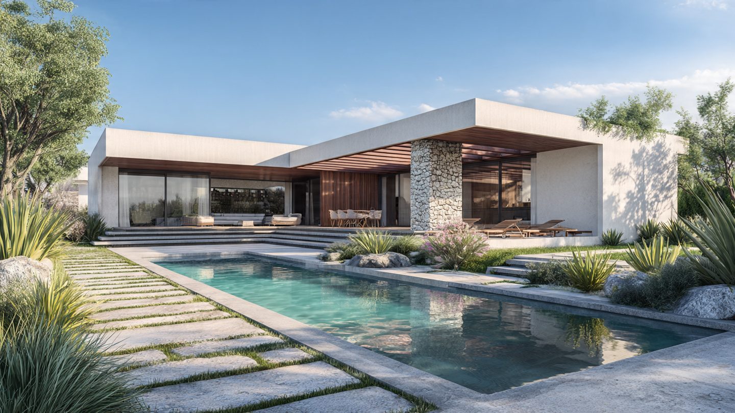 Narlıdere Tepe’de Modern Minimalist Bahçeli Villa - Kucuk Gorsel 2